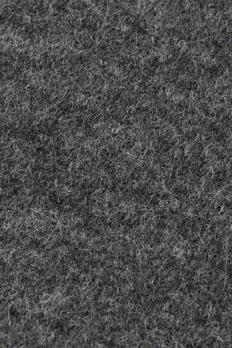 RELAXED V NECK KNITTED DRESS CHARCOAL MELANGE 9