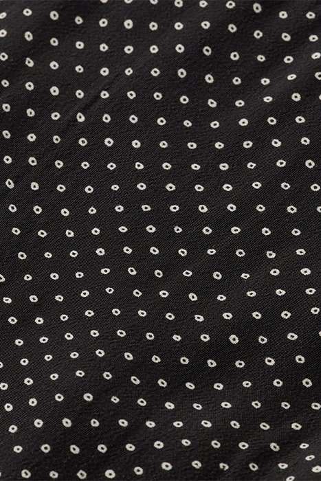 MINI DRESS WITH ELASTICATED WAIST POLKA EVENING BLACK 9