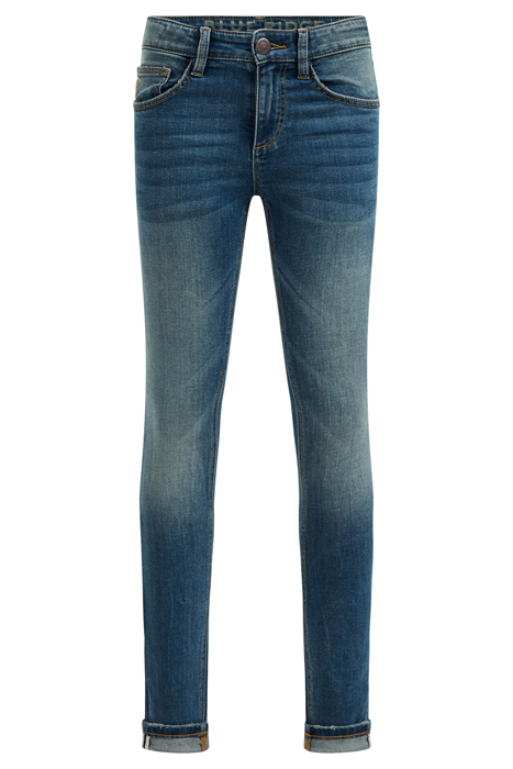 5-POCKET MID WAIST DARK BLUE 3