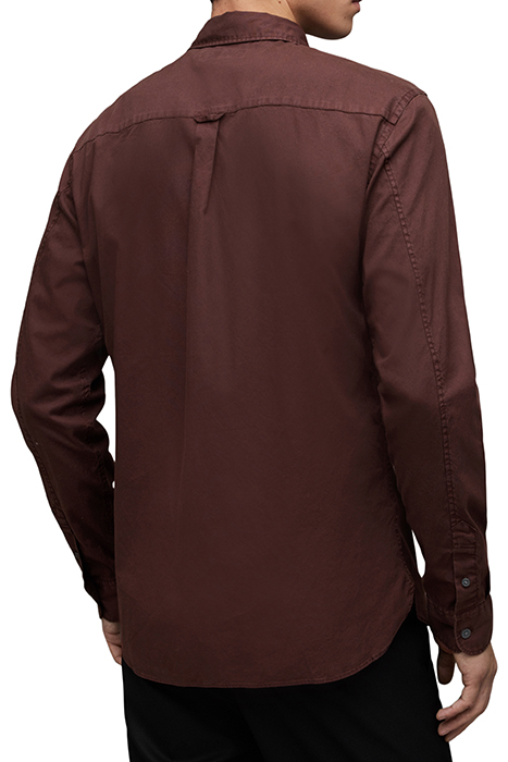 HAWTHORNE LS SHIRT WARM RED 2
