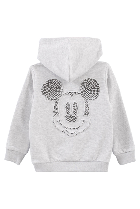 BOYS’ GREY IKKS–MICKEY HOODIE WITH MICKEY EMBOSSED ON BACK 2
