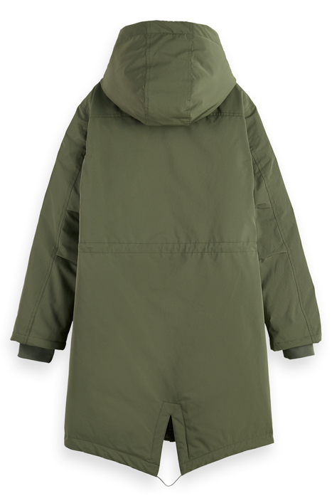 WATER REPELLENT MID LENGTH PARKA WITH REPREVE® FILLING MILIT 5