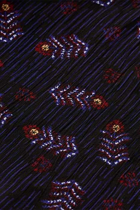 PRINTED MINI DRESS FOLK FLORAL 9