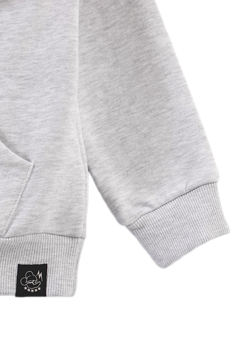 BOYS’ GREY IKKS–MICKEY HOODIE WITH MICKEY EMBOSSED ON BACK 5