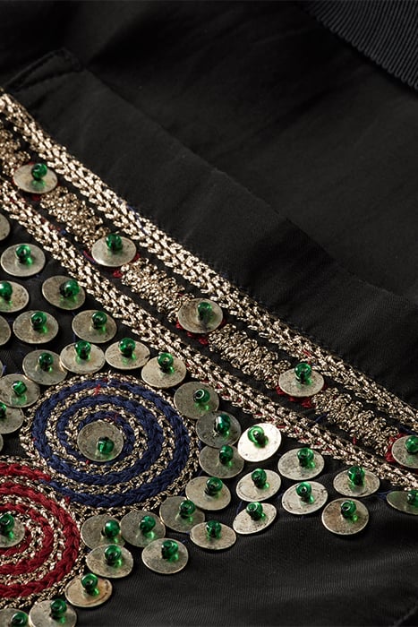 EMBROIDERED OCCASION PYJAMA BLAZER EVENING BLACK 9