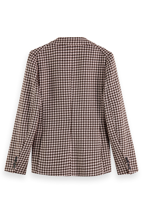 HOUNDSTOOTH SINGLE BREASTED BLAZER HOUNDSTOOTH PINK CLOUD 5