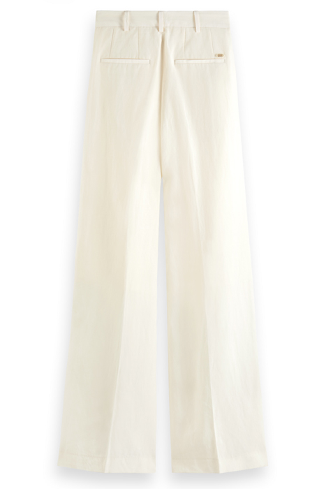 HANA - TAILORED HIGH RISE WIDE LEG PANTS ECRU 4