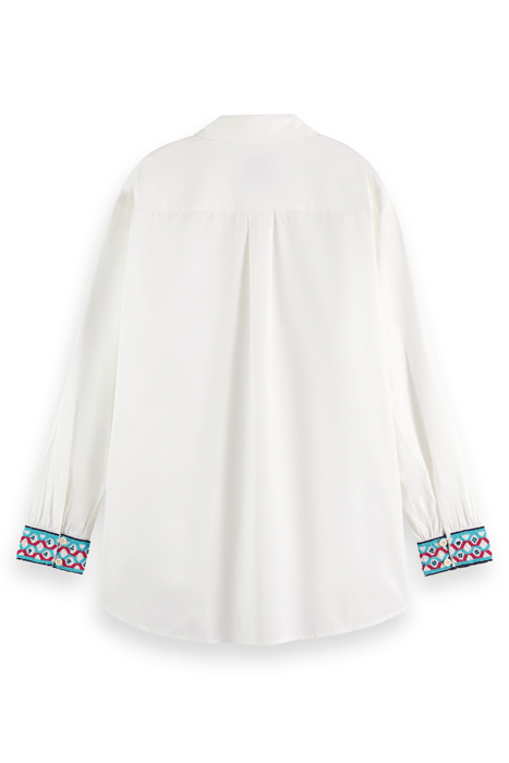 OVERSIZED SHIRT WITH POCKET WHITE 5