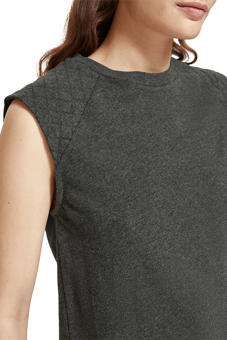 MUSCLE TEE DARK GREY MELANGE 6