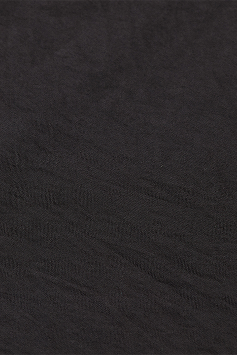 BEADED COLLAR MIDI SHIRT DRESS EVENING BLACK 8