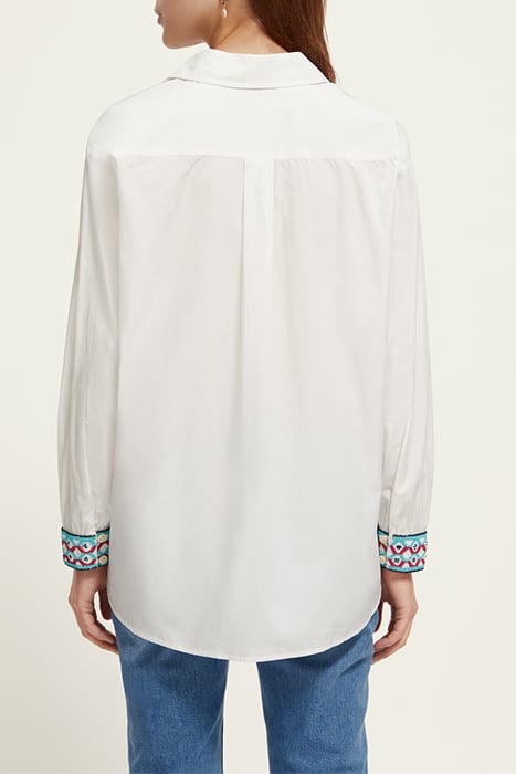 OVERSIZED SHIRT WITH POCKET WHITE 2
