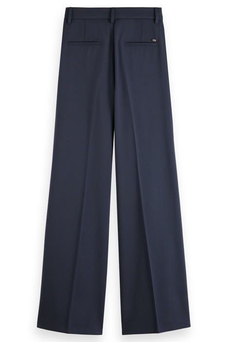 ROSE - PLEATED HIGH RISE WIDE LEG PANTS NIGHT 2