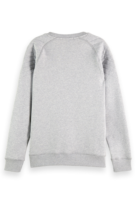 COTTON IN CONVERSION SEQUIN DETAIL QUILTED RAGLAN SWEATSHIRT 5