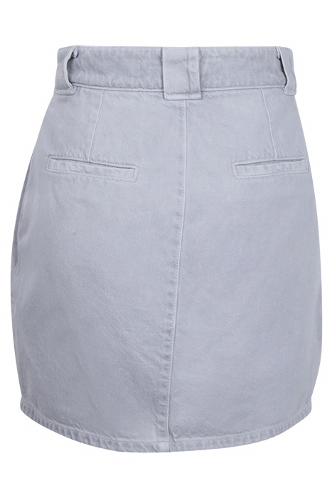 SENTI MINI SKIRT IN GREY WHITE 2