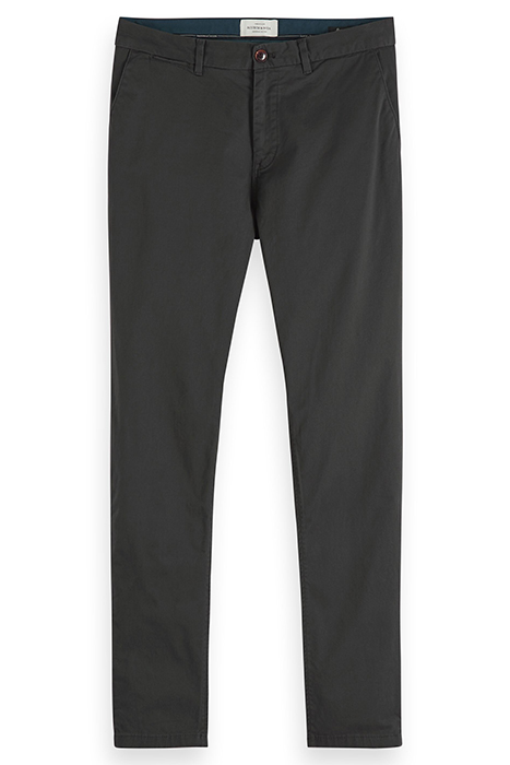 ESSENTIALS - STUART CLASSIC REGULAR SLIM FIT CHINO CHARCOAL 2
