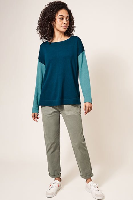 OLIVIA JUMPER DARK TEAL 2