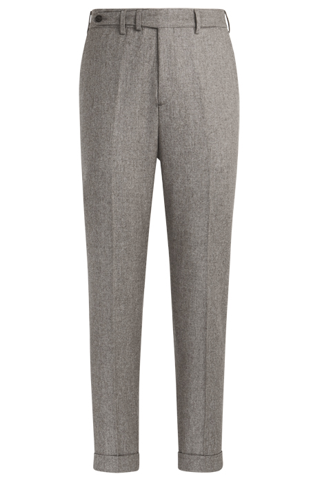 TAUPE WIDE LEG TAPERED BLAKE TROUSERS 4