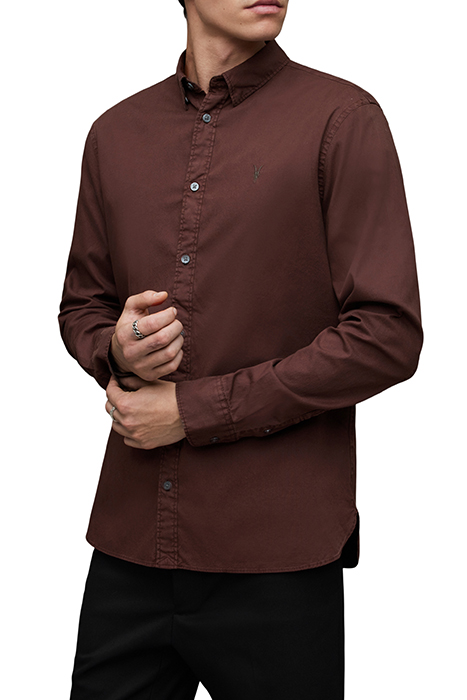 HAWTHORNE LS SHIRT WARM RED 1