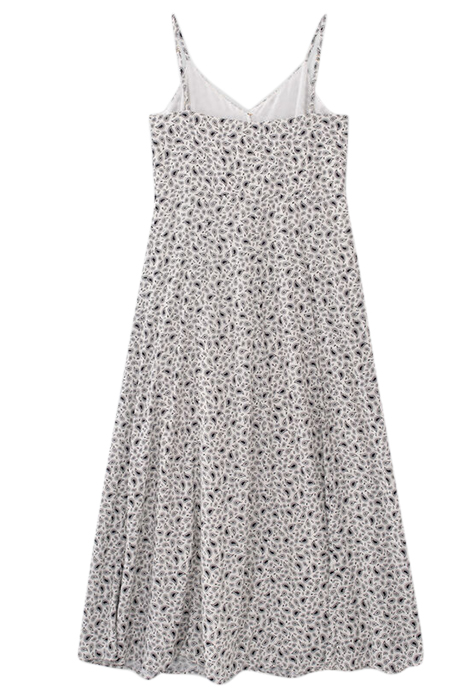CASHMERE PRINT WHITE DRESS 2