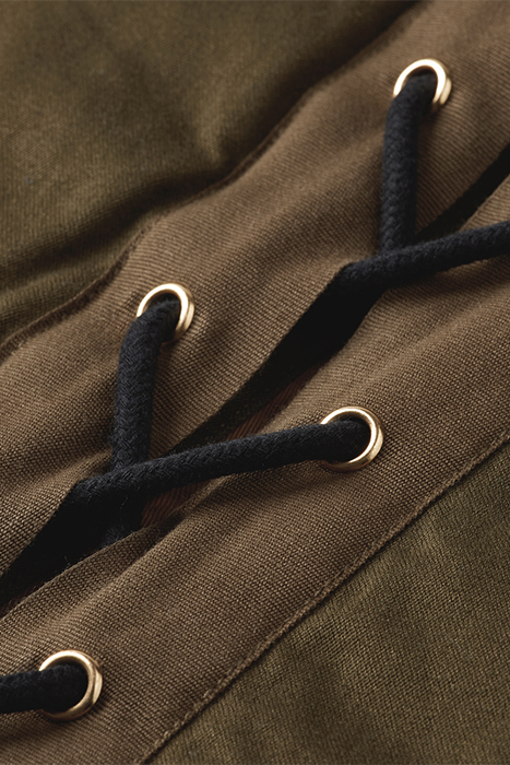 PARKA WITH DETACHABLE INNER GILET MILITARY 9