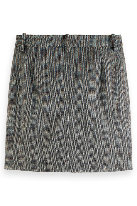 HERRINGBONE HIGH RISE MINI SKIRT HERRINGBONE TWEED 5