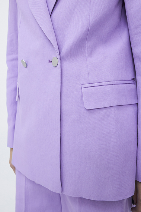 LILAC DOUBLE-BREASTED JACKET 9