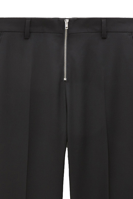 BOOTCUT ZIP TROUSERS BLACK 2