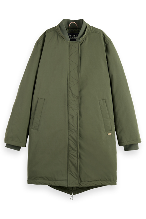 WATER REPELLENT MID LENGTH PARKA WITH REPREVE® FILLING MILIT 6