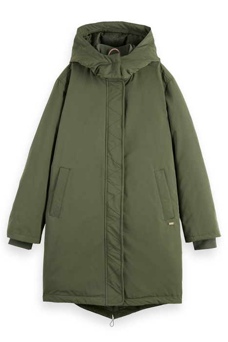 WATER REPELLENT MID LENGTH PARKA WITH REPREVE® FILLING MILIT 4