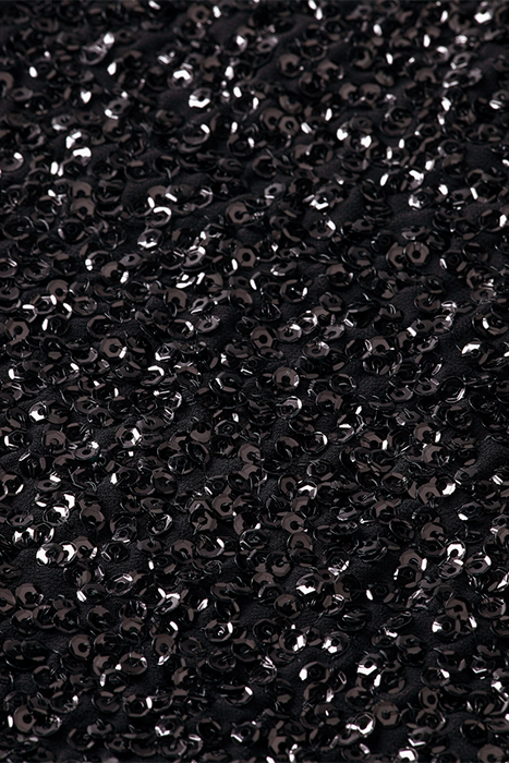 SEQUIN MINI DRESS BLACK 8