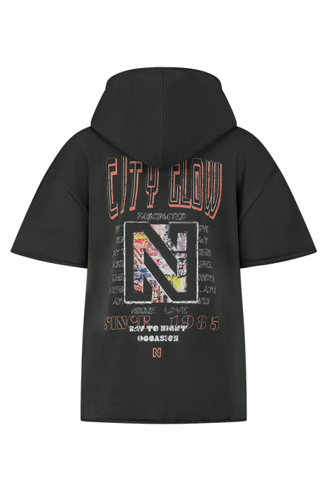 CITY GLOW HOODIE BLACK 2
