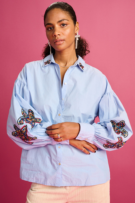 BLOUSE - MAXIME ICE BLUE 6