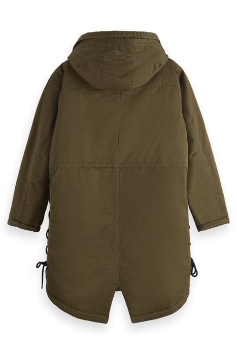 PARKA WITH DETACHABLE INNER GILET MILITARY 5