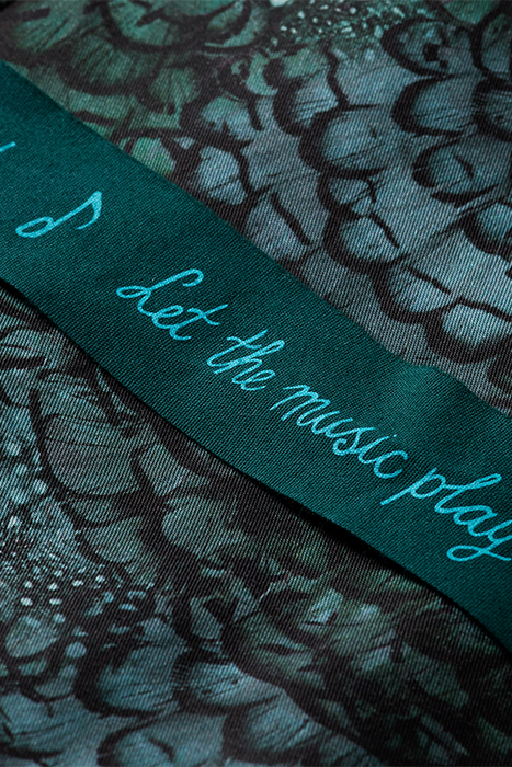 PYJAMA LOOSE FIT BLAZER FEATHER BOTTLE GREEN 8