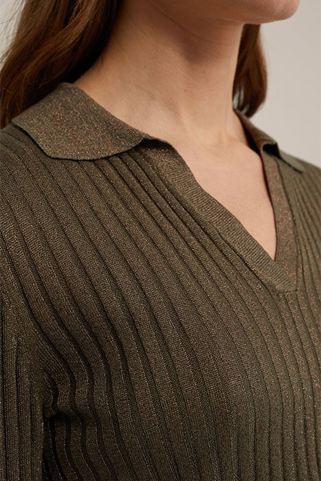 KNITTED PULLOVER KHAKI 5