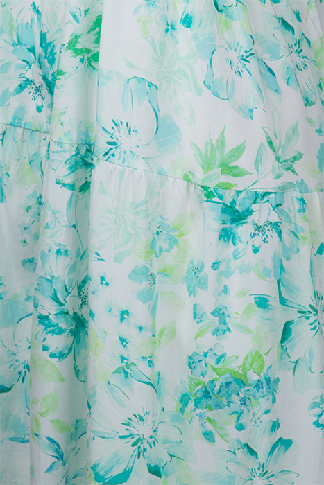 NINA TIERED MAXI DRESS OCEAN BLOOMS 3