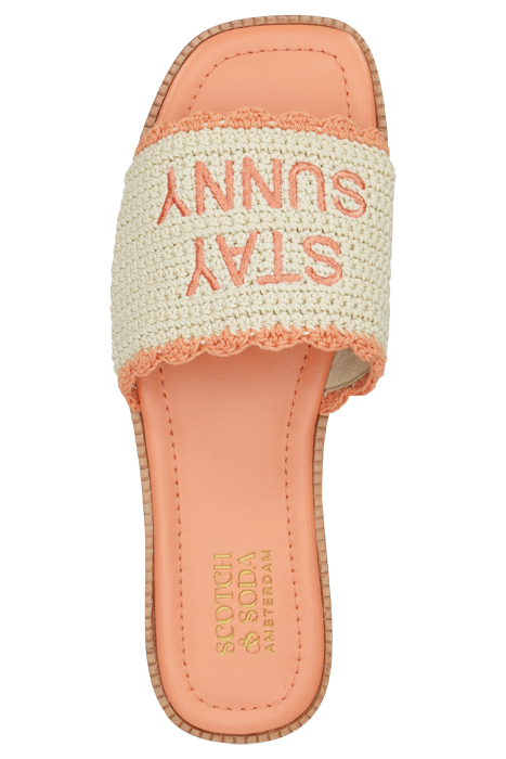 TILDA SANDAL CORAL/ECRU 3