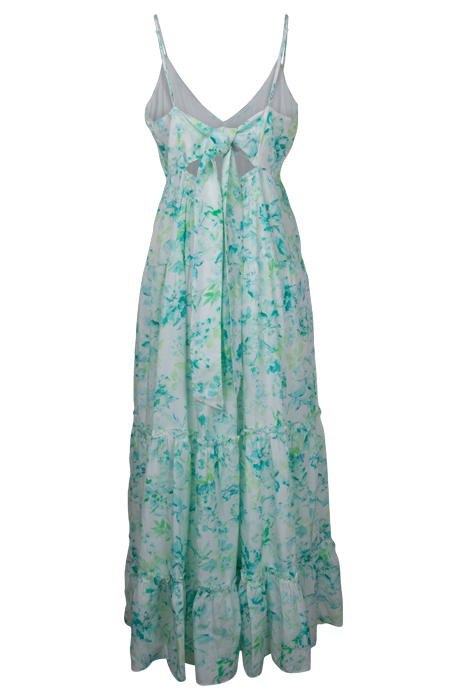 NINA TIERED MAXI DRESS OCEAN BLOOMS 2