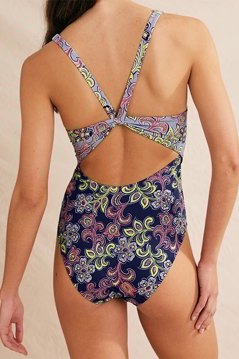 TWIST DETAIL SWIMSUIT FRENCH NAVY, BOTANIC TAVERN 2