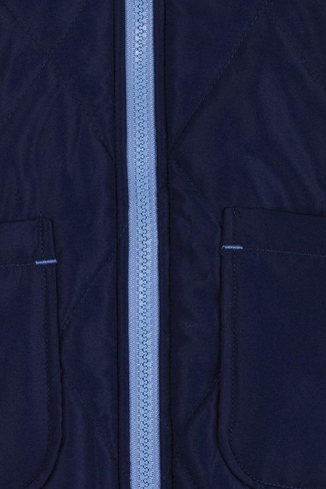 REVERSIBLE QUILTED JACKET MID BLUE 3