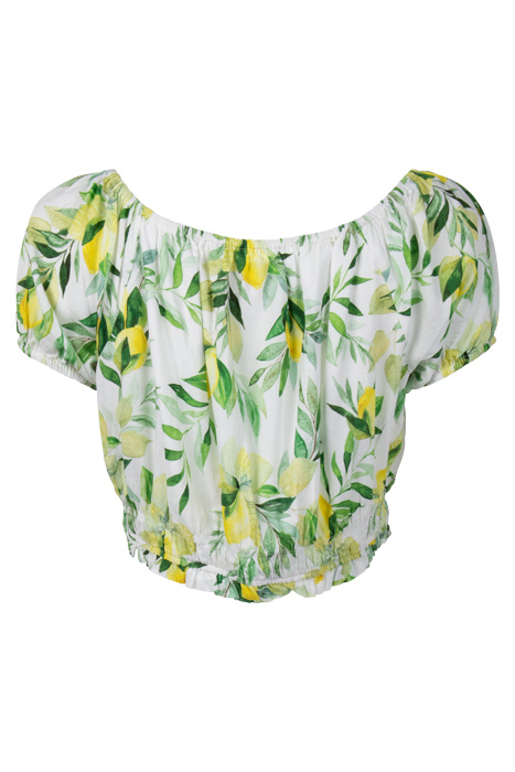 ELIZA OFF SHOULDER CO ORD SUMMER LEMONS 2
