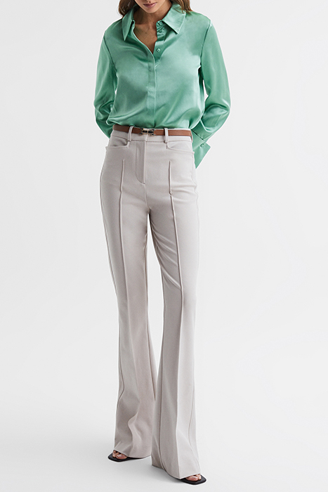 HALEY-SILK BUTTON-DOWN SHIRT AQUA 3