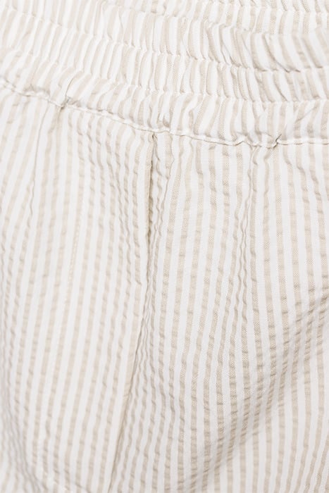 BAY SHORTS SAND-WHITE STRIPE 6