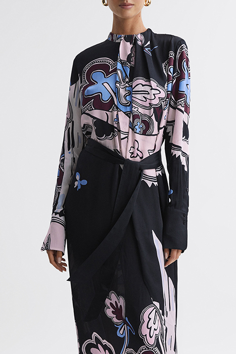 SAMARA-SCARF DRESS BLACK 4