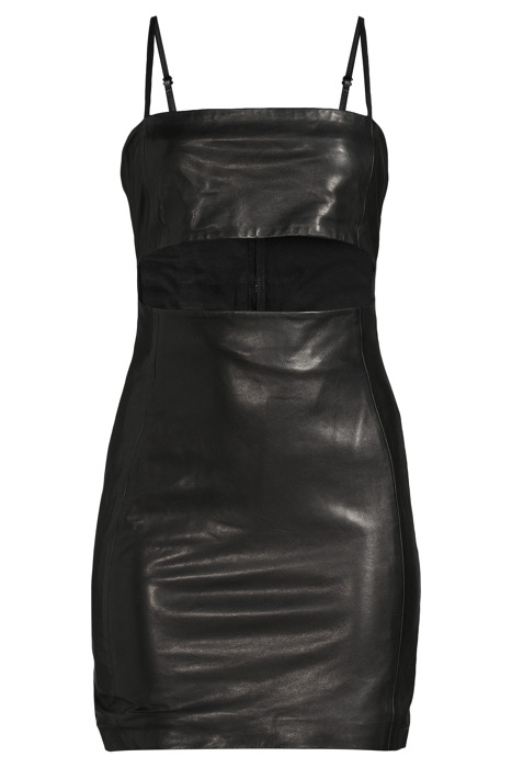 TABATA LEATHER DRESS IN BLACK 3