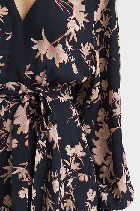 KERINA-FLORAL DRESS PINK/BLACK 6