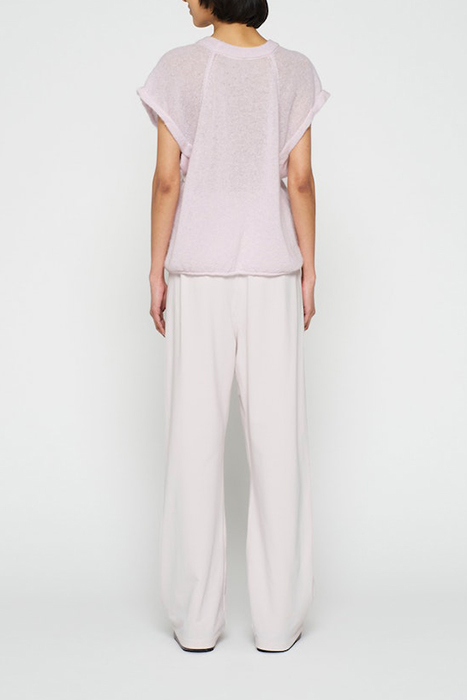 PANTS WASHED JERSEY PALE LILAC 3