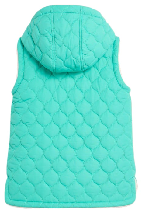 UNISEX BORG GILET LIGHT NATURAL 2