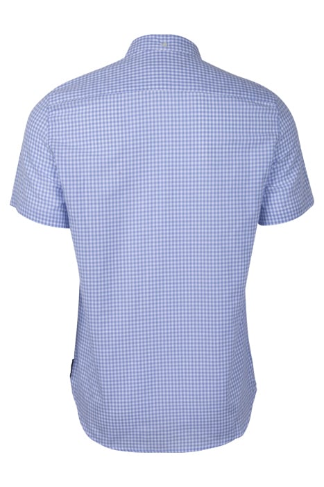 CHECKED & STRIPE POCKET SS SKY GINGHAM 2