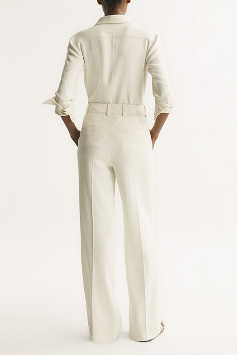 NATALIA WIDE-LEG & FLARED PANTS CREAM 2